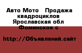 Авто Мото - Продажа квадроциклов. Ярославская обл.,Фоминское с.